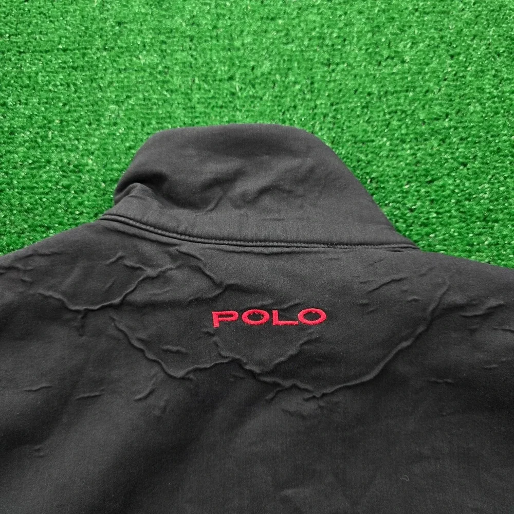 Polo Golf Ralph Lauren Fleece-Lined Full-Zip Vest Mens Large Black‎ Outdoors